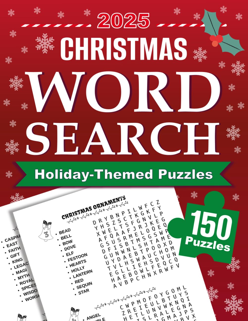 Christmas Word Search for Adults: 150 Holiday-Themed Puzzles for Relaxation and Holiday Cheer