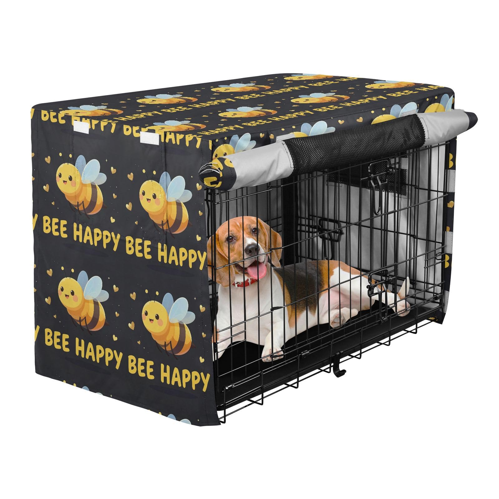 Housse de cage métallique pliable contre le stress de l'animal sur balcon