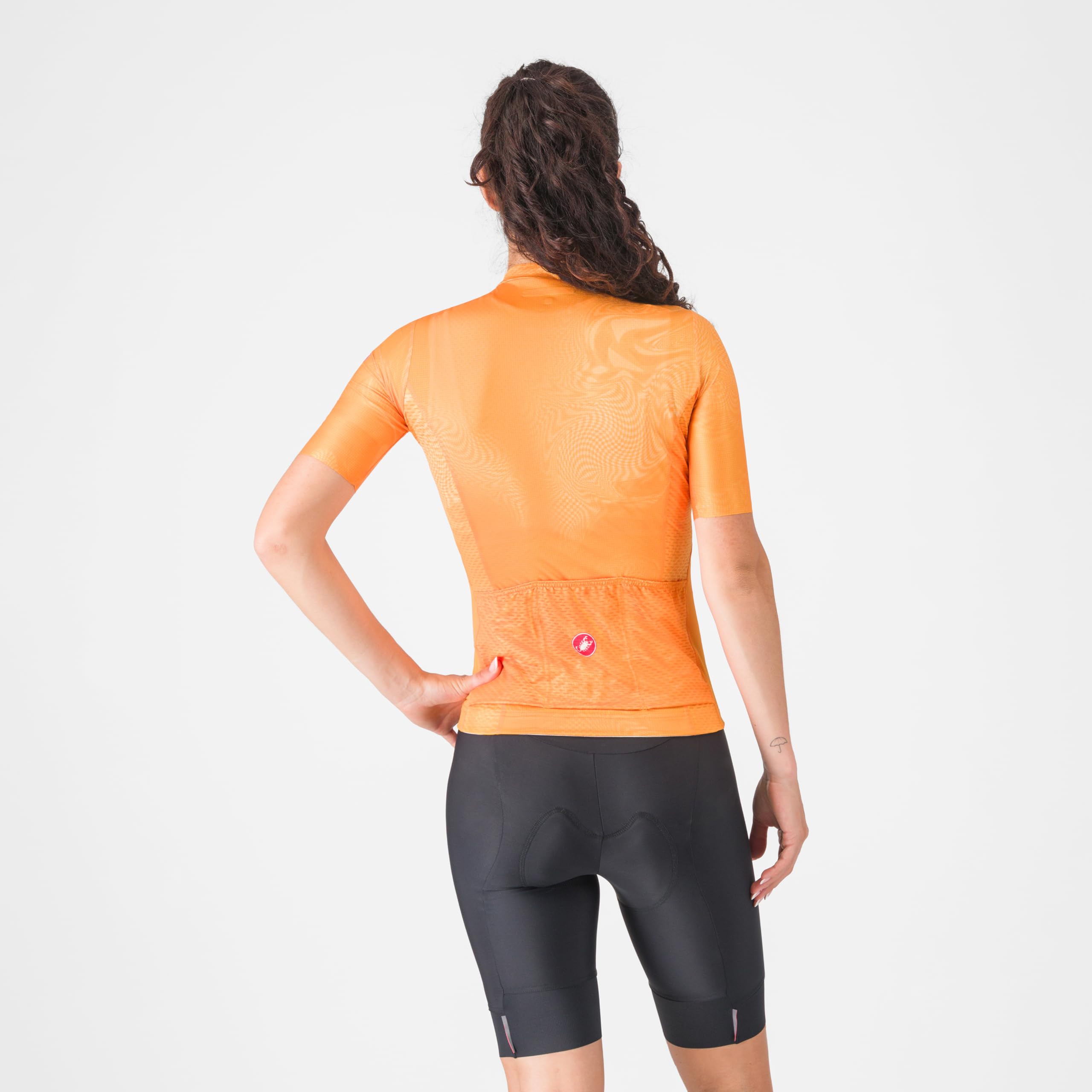 Castelli Prima 2 - Pantaloncini da donna per ciclismo su strada e gravel, con imbottitura e linguette riflettenti ad alta visibilità
