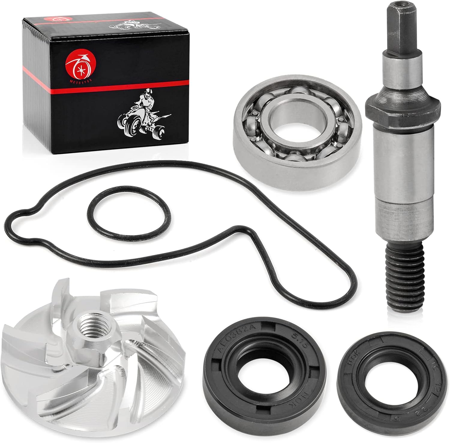 Water Pump Seal Impeller Shaft Bearing Repair Kit For Yamaha YFZ450 2004-2013