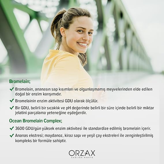 Ocean Bromelain Complex 3600 GDU, 60 Tablet | 60 Tablet