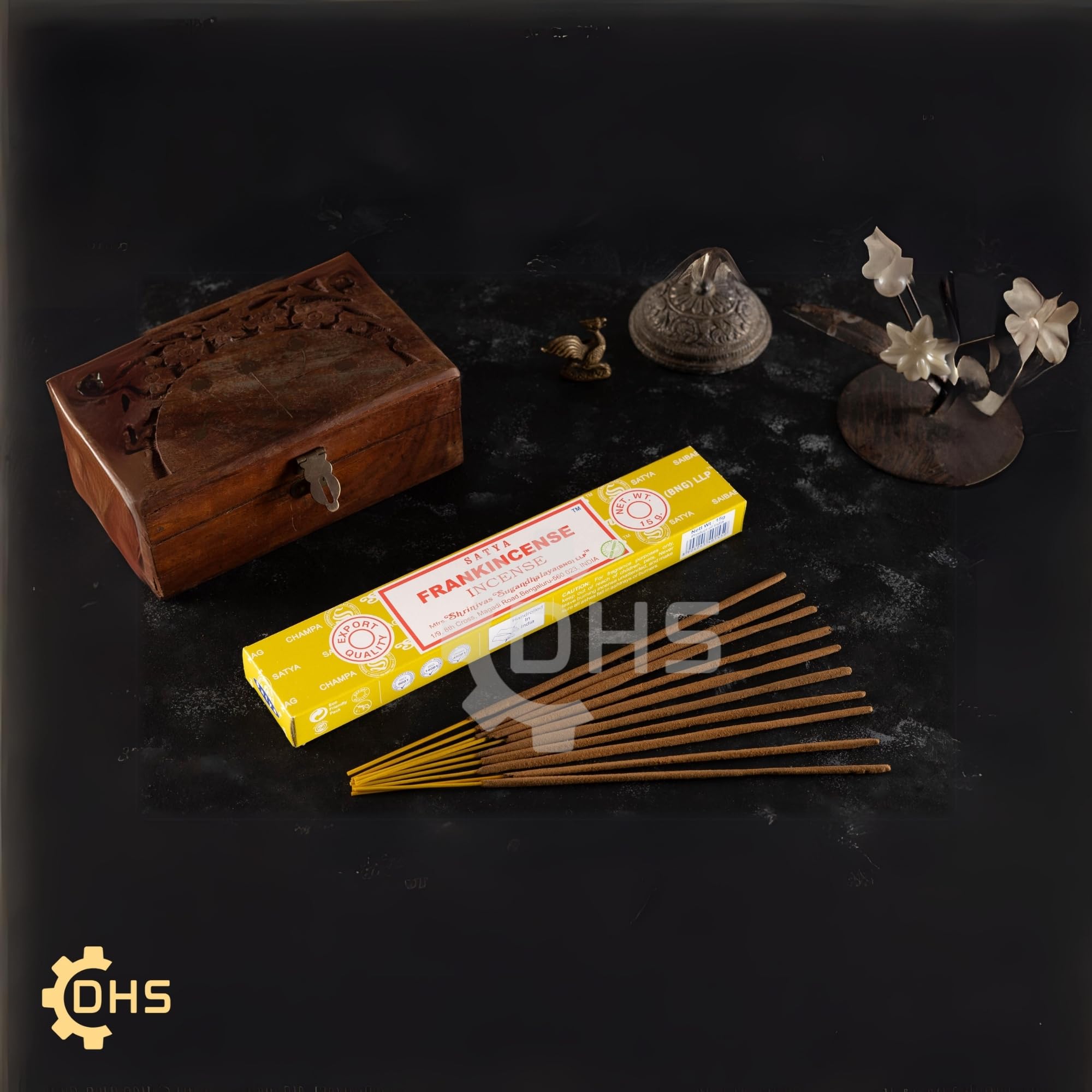 Satya Nag Champa Frankincense Incense Sticks - Image 3