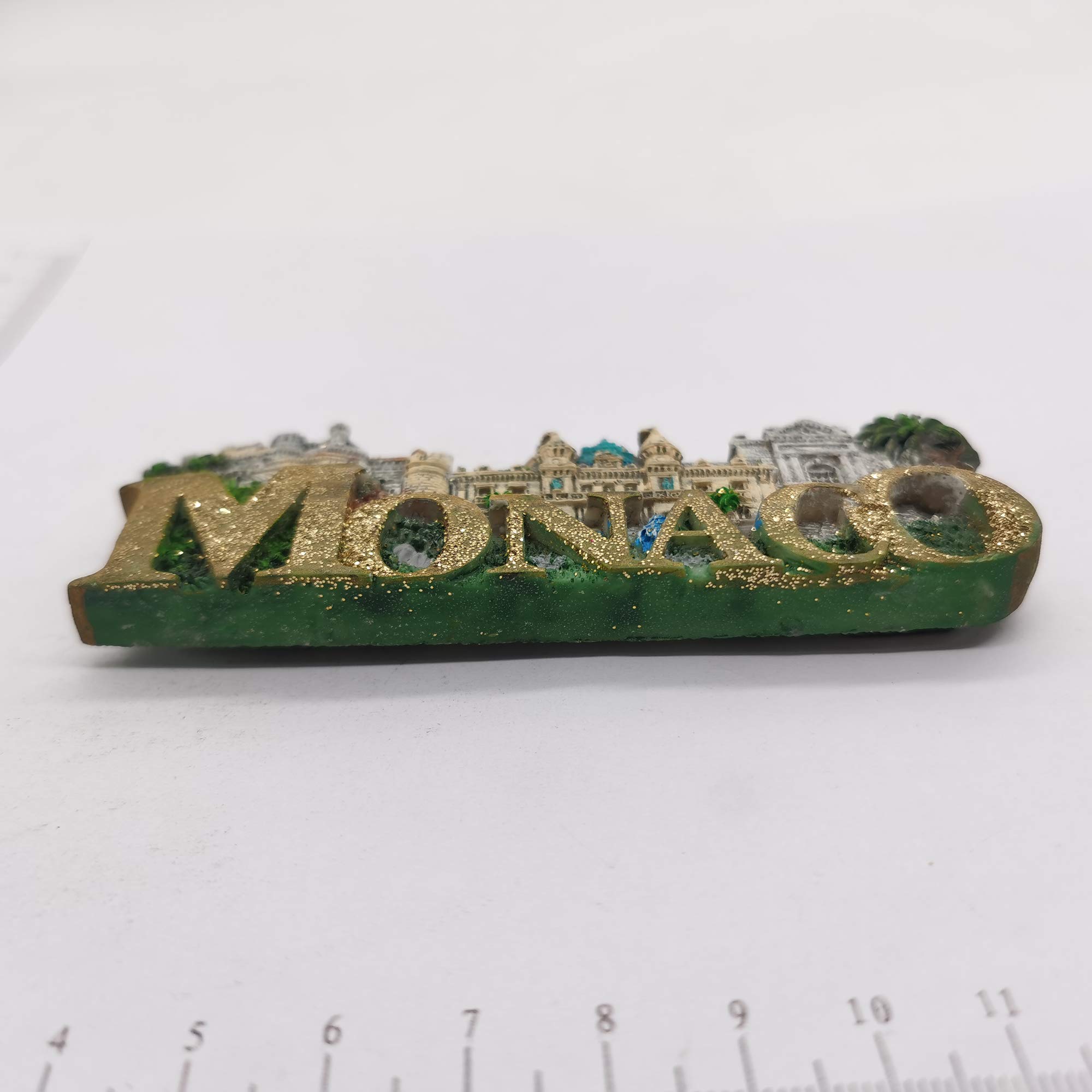 Wedare Magnete Frigorifero 3D Monaco – Souvenir Turistico In Resina, Fatto A Mano, Dimensioni 5x7 Cm, Regalo Decorazione Casa Cucina