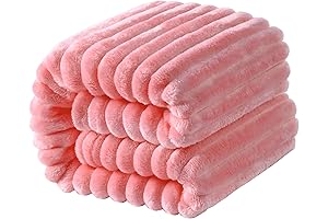 NTBAY Reversible Toddler Blanket -- Snuggly Plush Blanket for Sweet Dreams