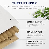 Vista 5 de Golden State Art, Paquete de 28 cajas de envío de 5 x 5 x 5 para tazas de café, velas, regalos por correo, embalaje, almacenamiento, caja de cartón