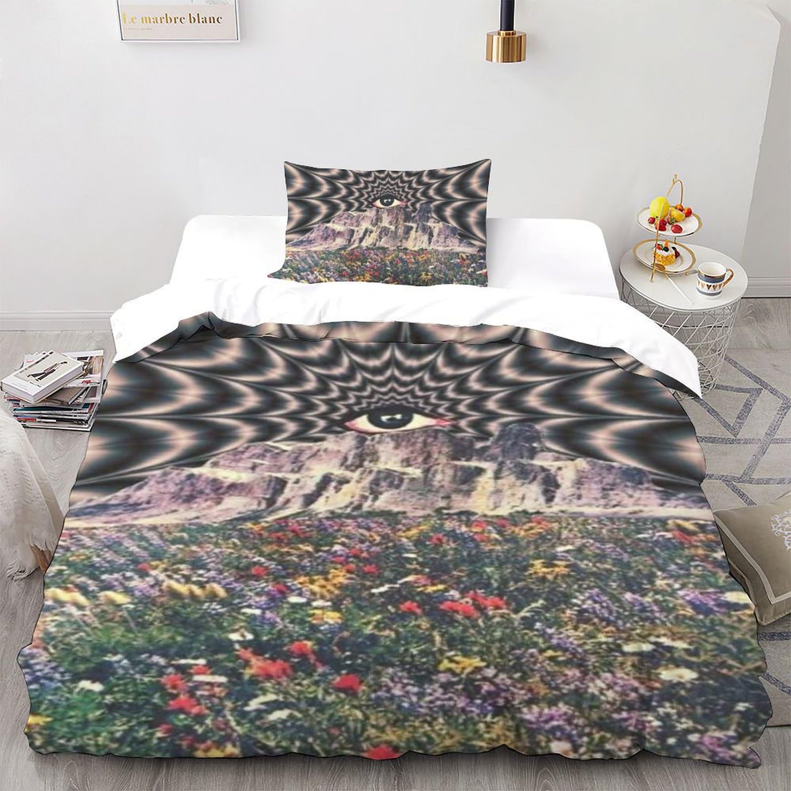 Housse de couette single 135x200 imprimé 3D pour chambre de garçon
