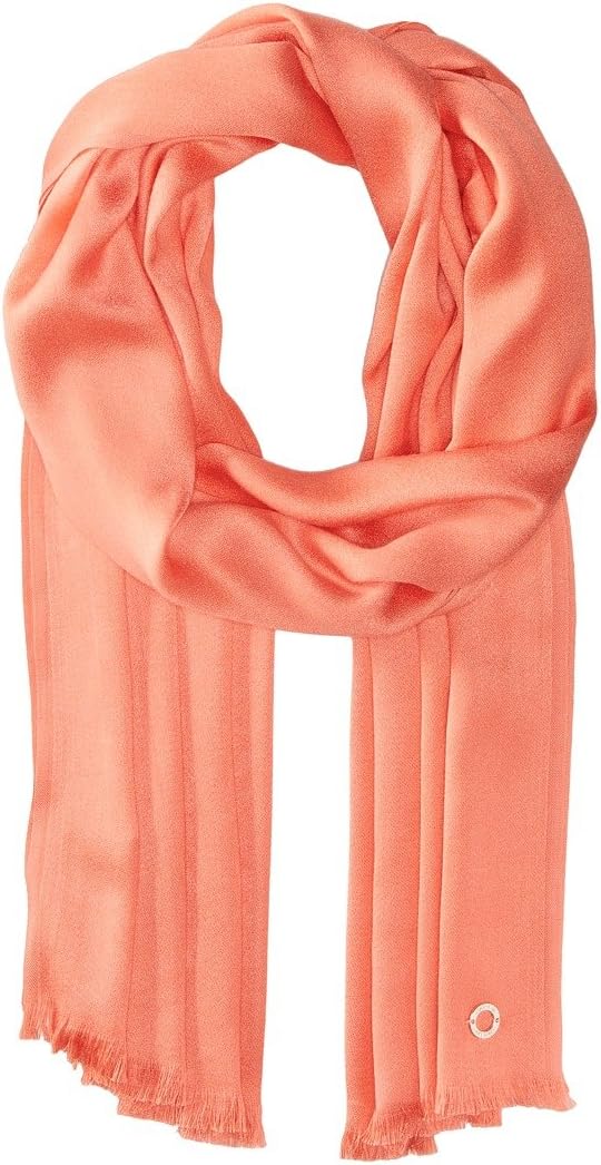 Calvin Klein womens Solid Lightweight Pashmina