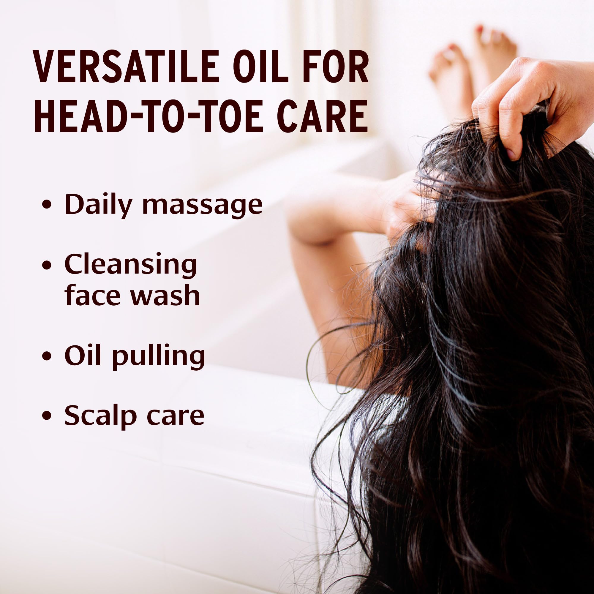 Sesame Oil, Certified Organic, 16 oz - Pure, Unrefined - The Most Traditional of All Oils Used in Ayurveda, Good for Vata & Kapha