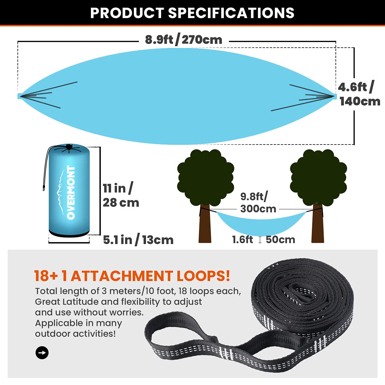 Supporto Per Sedia Sospesa MINGYI - In Metallo Regolabile 200-250 Cm, Portata 150 Kg, Per Amache E Altalene - Foto 7