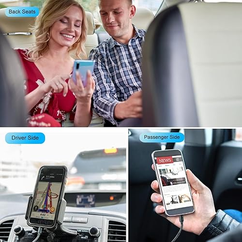 Miniatura 6 de Cargador USB de coche multipuerto adaptador de cargador de coche de 50 W y 6 puertos cargador USB de 12 V cargador de teléfono de coche multipuerto