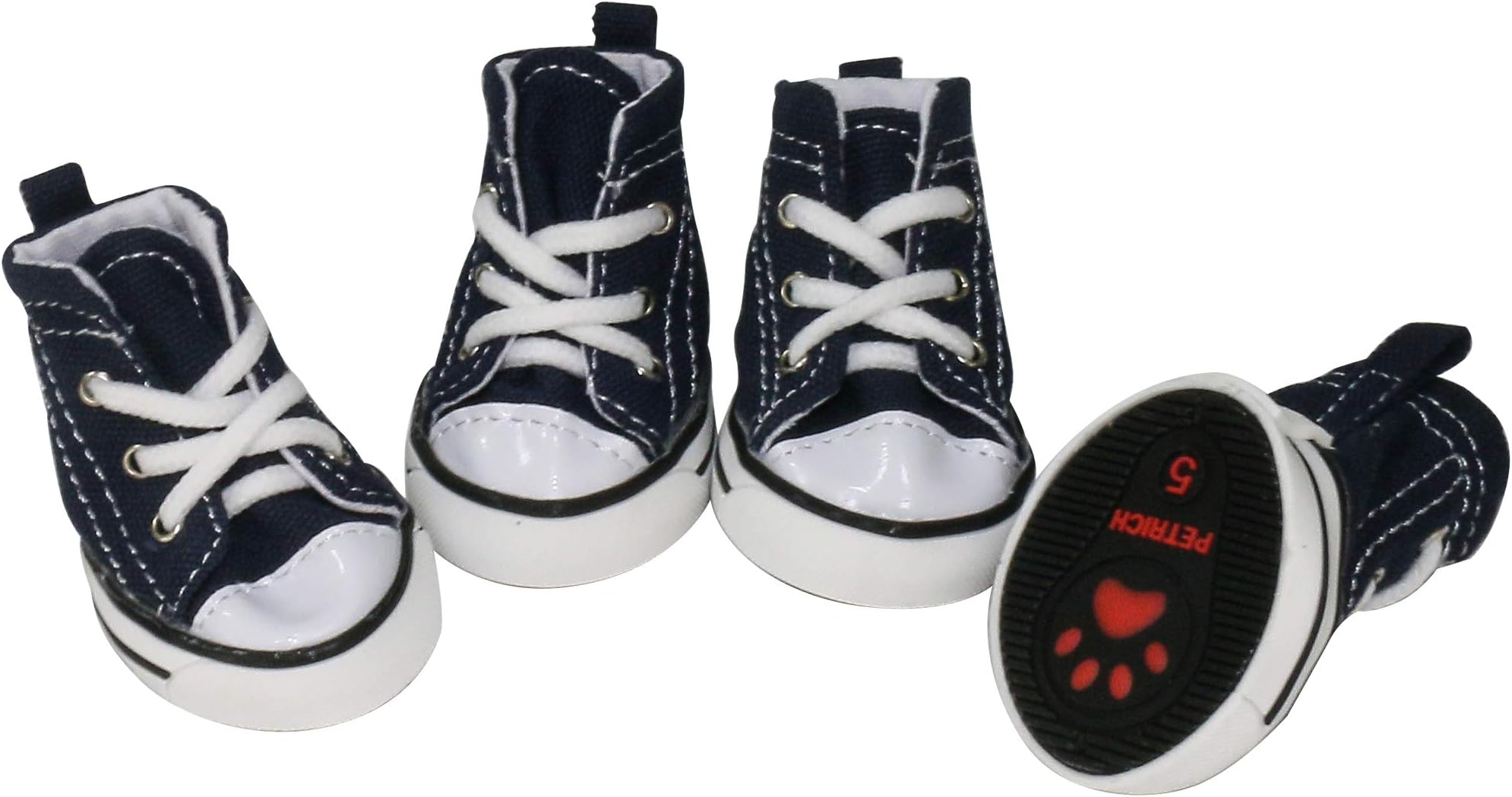 URBEST 4 Pcs Pet Dog Puppy Canvas Sport Shoes, Sneaker