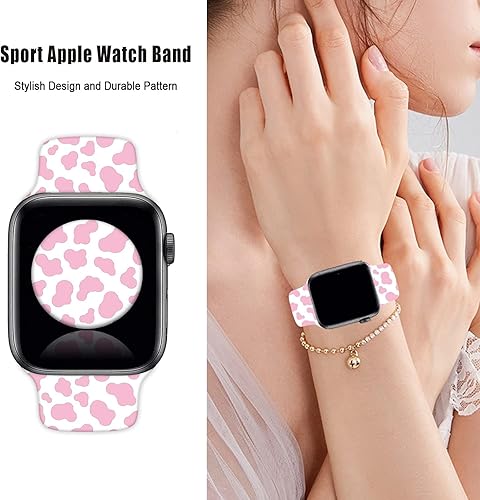Miniatura 70 de Watch Band Compatible with Apple Watch 38mm 40mm 41mm 42mm 44mm 45mm for Women Men Sport Silicone Wristbands Strap for IWatch Series 7 6 5 4 3 2 1