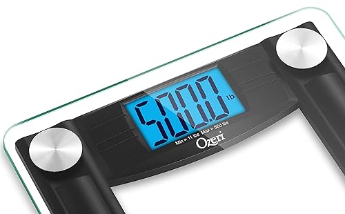 Miniatura 2 de Ozeri ProMax - Báscula de peso corporal de 560 libras (562.2 lbs) (sensores de escala de baño de 0.1 libras0.1 lbs), con cinta corporal y pinza de