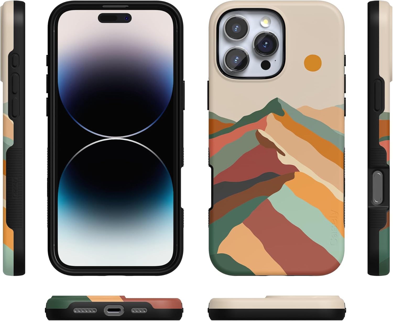 Casely iPhone 16 Pro Max Case | Magic Mountain | Colorblock | Bold Protective Design | Compatible with MagSafe - Image 6