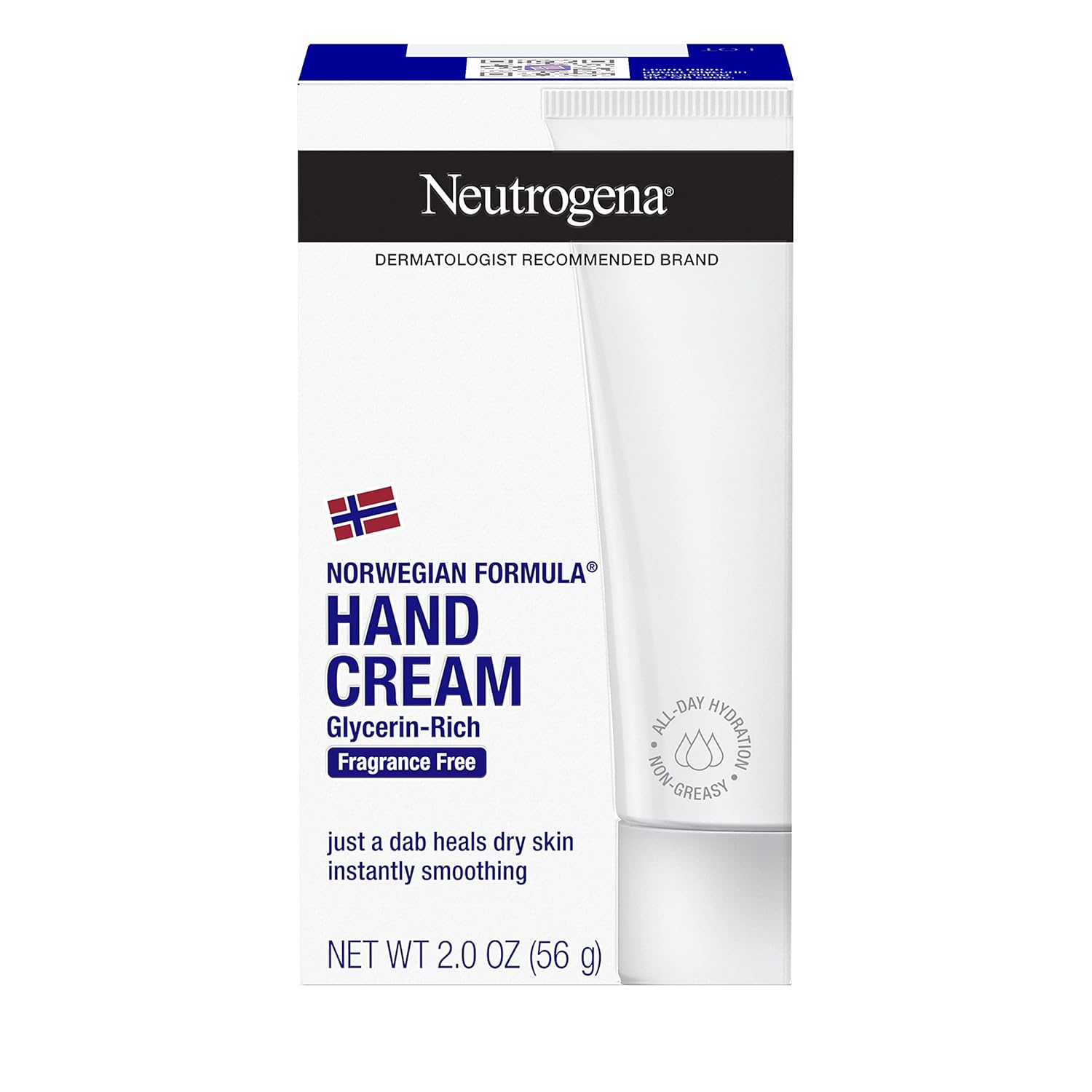 NEUTROGENA Norwegian Formula Hand Cream, Fragrance Free, 2 Oz (Pack of 6)