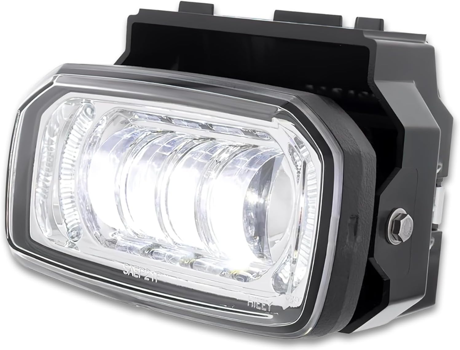KOZAK LED Projector Fog Light Right Passenger Side OEM # A06-51909-000 compatible with International LT625 2018 and newer PLUS Logo and Vest