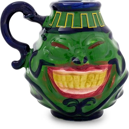Yu-Gi-Oh! Pot Of Greed - Mini taza de cerámica esculpida | Taza de café pequeña con asa para expreso, capuchinos y bebidas | Capacidad para 2 onzas