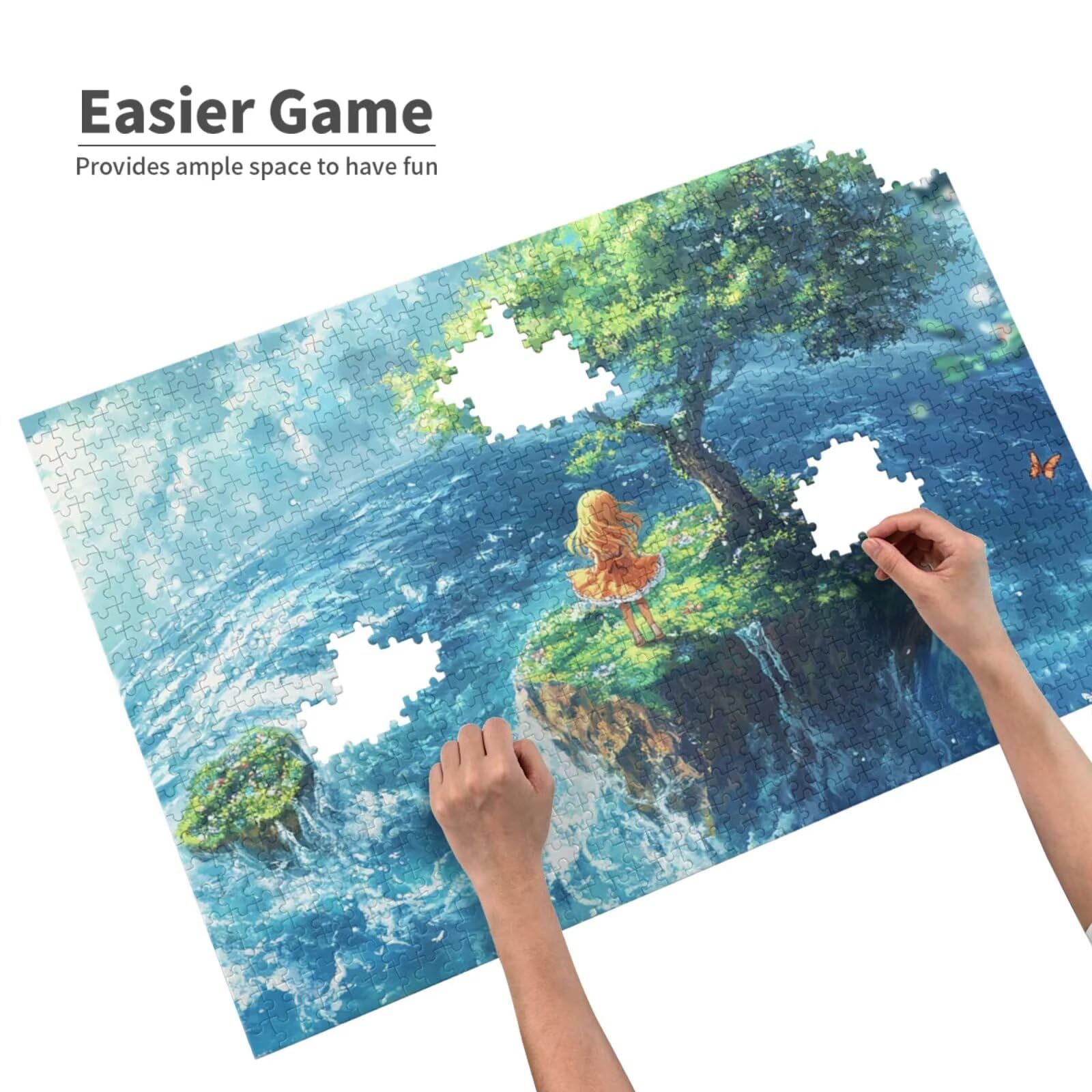 Puzzle fantastyczne 6000 elementów, krajobraz, puzzle dla dorosłych, z pudełkiem na prezent, duże drewniane puzzle dla dorosłych, gra zręcznościowa dla całej rodziny, prezenty dla kobiet, 105 x 180 cm