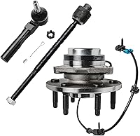 Vista 28 de Detroit Axle - Kit de suspensión de 14 piezas para Jeep Liberty 2006-2007, 2 cubos de rodamiento de ruedas, 2 brazos de control superior, 2 rótulas