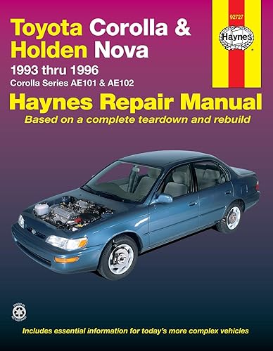 Toyota Corolla &amp; Holden Nova automotive repair manual (Haynes automotive repair manual series)