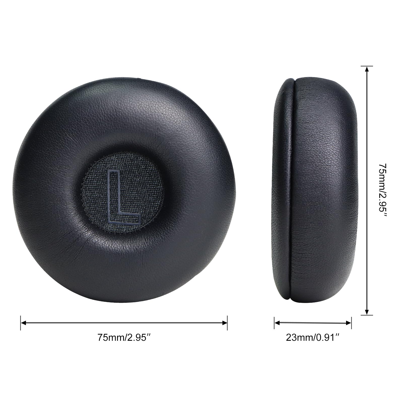 Coussinets d'oreille de rechange en peau d'agneau pour casque Bluetooth sans fil Bang & Olufsen Beoplay H8i (non compatible avec H8), coussinets d'oreille avec isolation phonique en mousse à