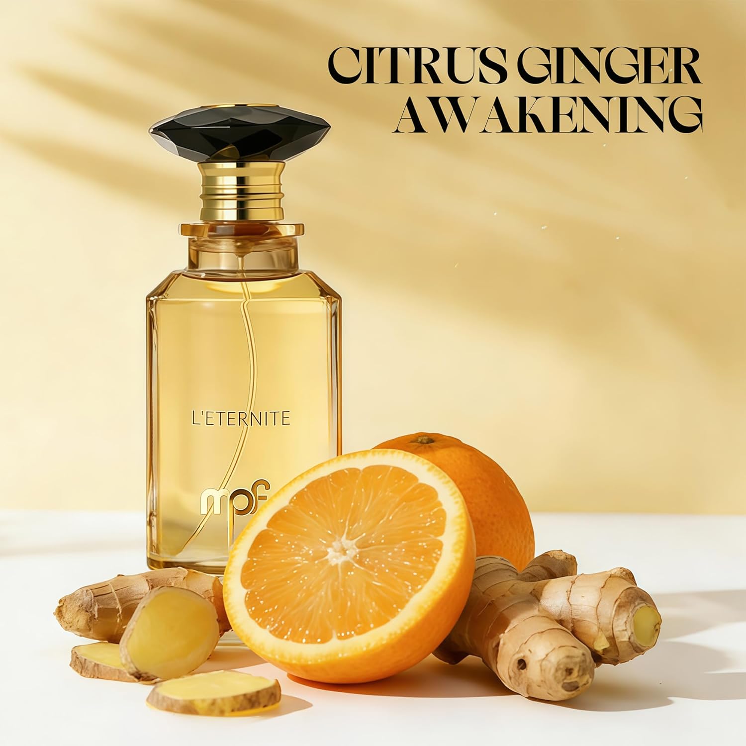 L'Éternité Unisex Timeless Cologne Eau de Parfum 100ml Mandarin Ginger Amber Fragrance Long Lasting Floral Leather Scent Luxury Unisex Gift for Women and Men