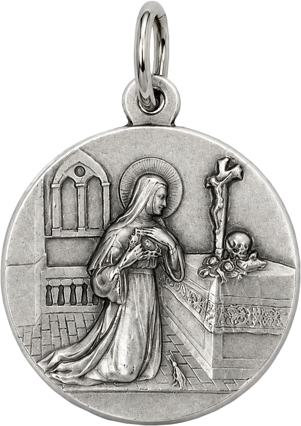 Saint Rita from Cascia Silver Medal - The Patron Saints Medals