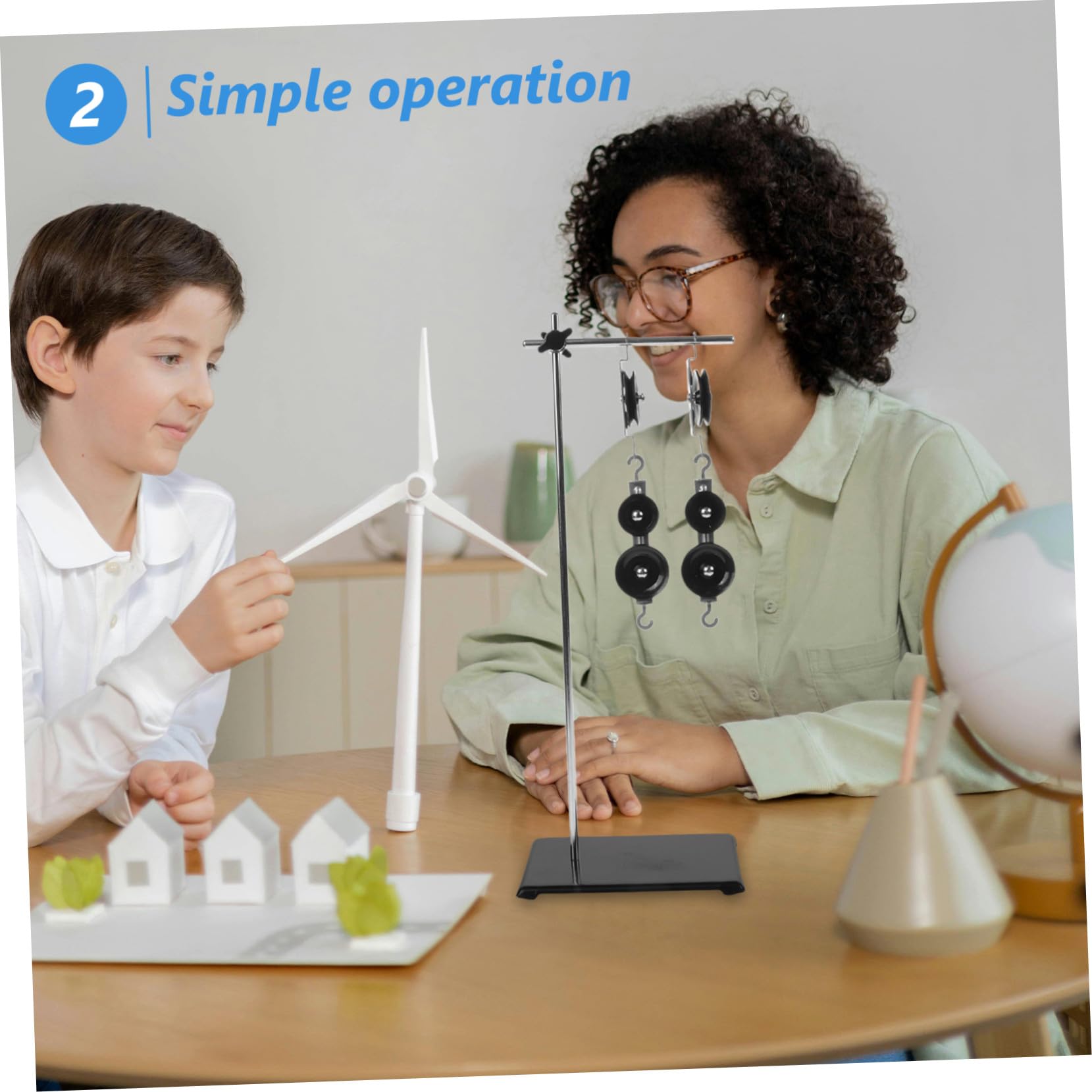 STOBAZA Set de Poulies Expérimentales avec Support Réglable Kit Outils Pédagogiques pour Physique Équipement de Laboratoire pour Apprentissage Scientifique