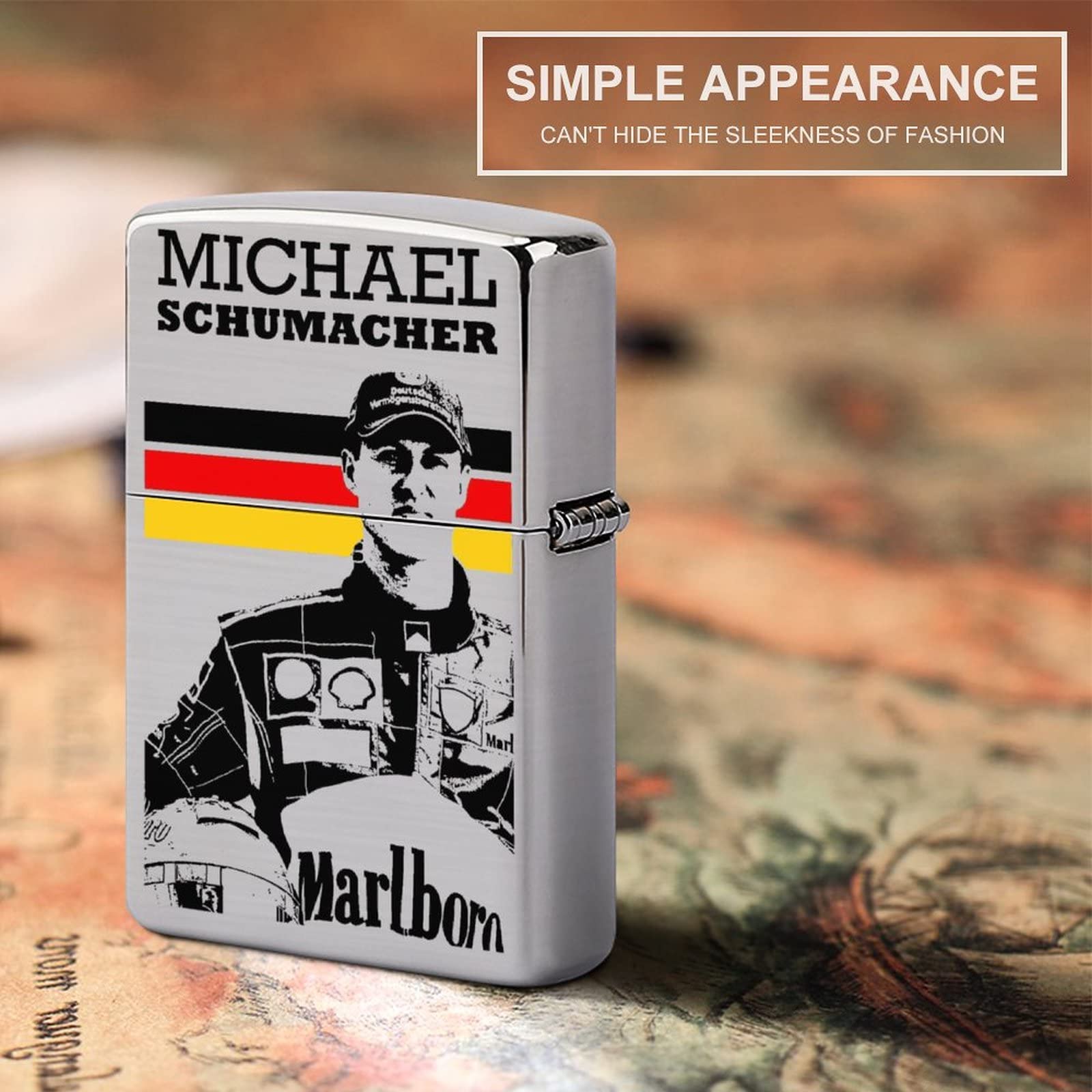 Amazon.co.jp: ライターケース ミハエル・シューマッハ Zippo