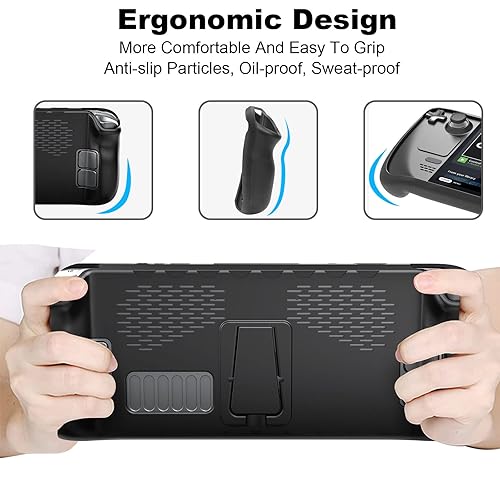 Miniatura 5 de Tangaroa Steam Deck Case with Kickstand Steamdeck Case Accessories, Adjustable Protective Case for Steam Deck Protector, TPU Soft Cover -