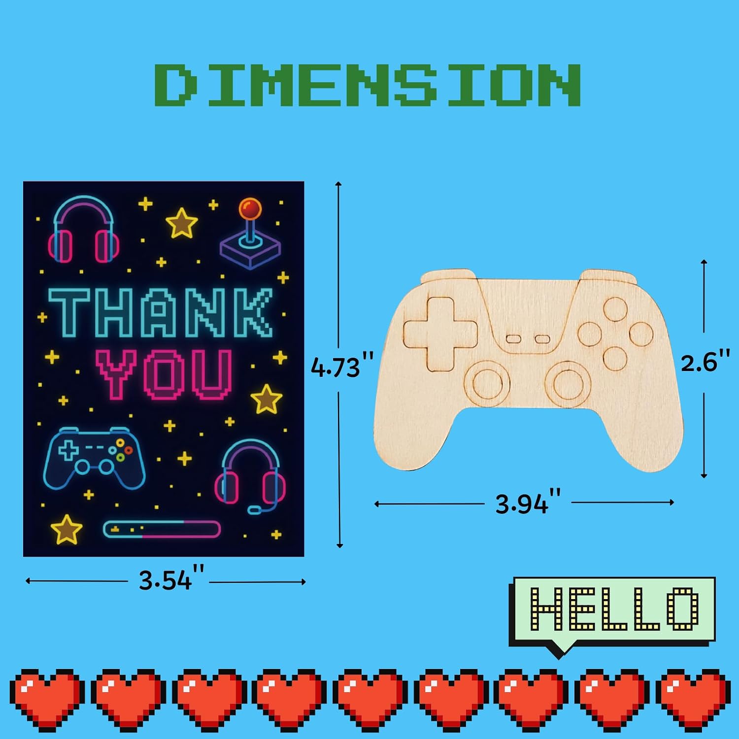 GOGREENWOVEN Video Game Party Favors - 12 PCS Gamer Birthday Party Supplies - Gaming Bubbles & Paint Crafts - Game On Birthday Decorations Goodie Bags Gifts Prizes