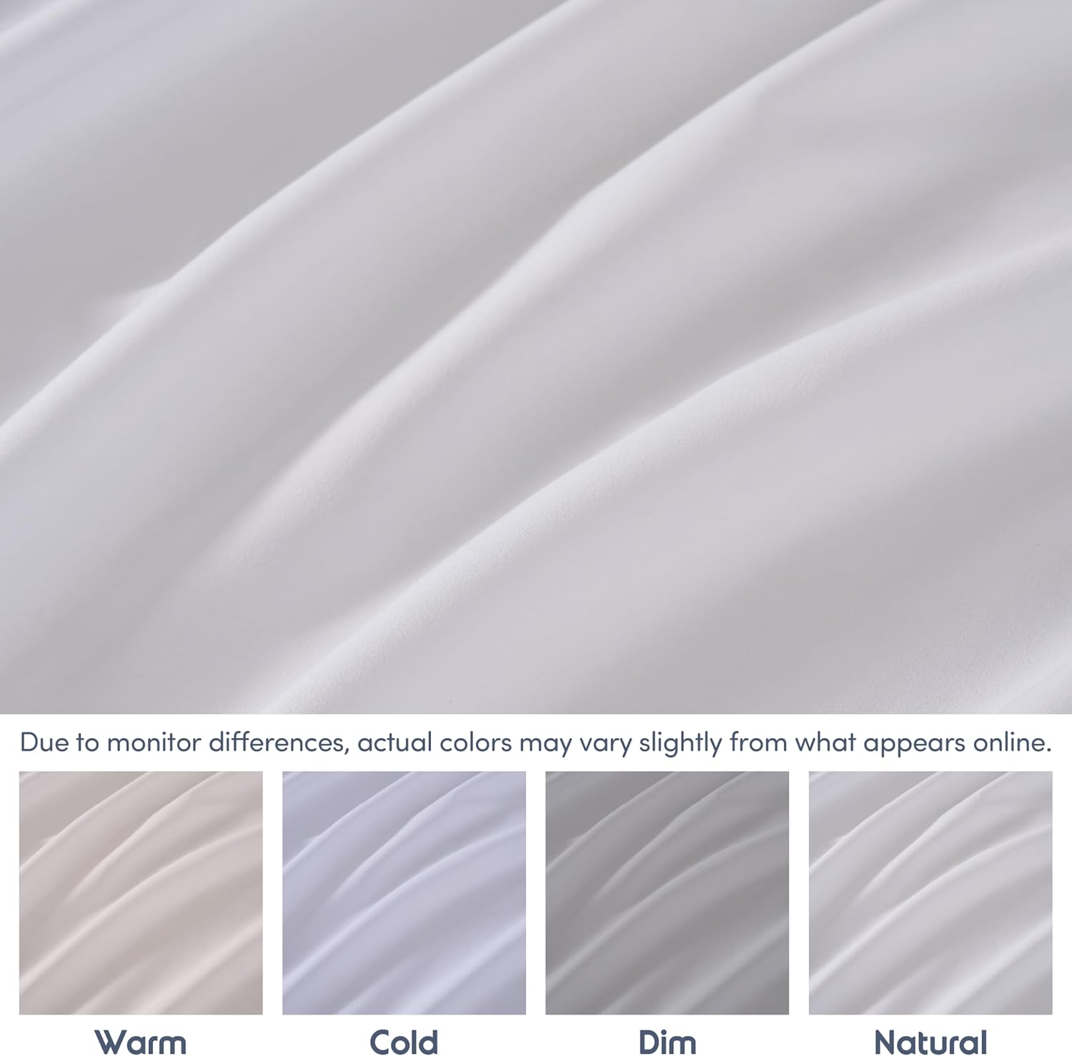 Nestl White Extra Deep Pocket Fitted Sheet Queen, Hotel Luxury Queen Fitted Sheet Only Easily Fits 18 to 24 Inch Mattress, Super Soft, Wrinkle-Free, and Breathable Bottom Sheets with Corner Straps