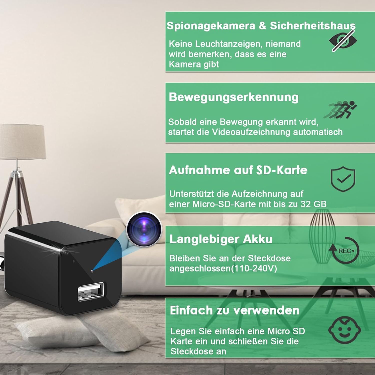 Biztonsági kamera különböző felhasználási területeken