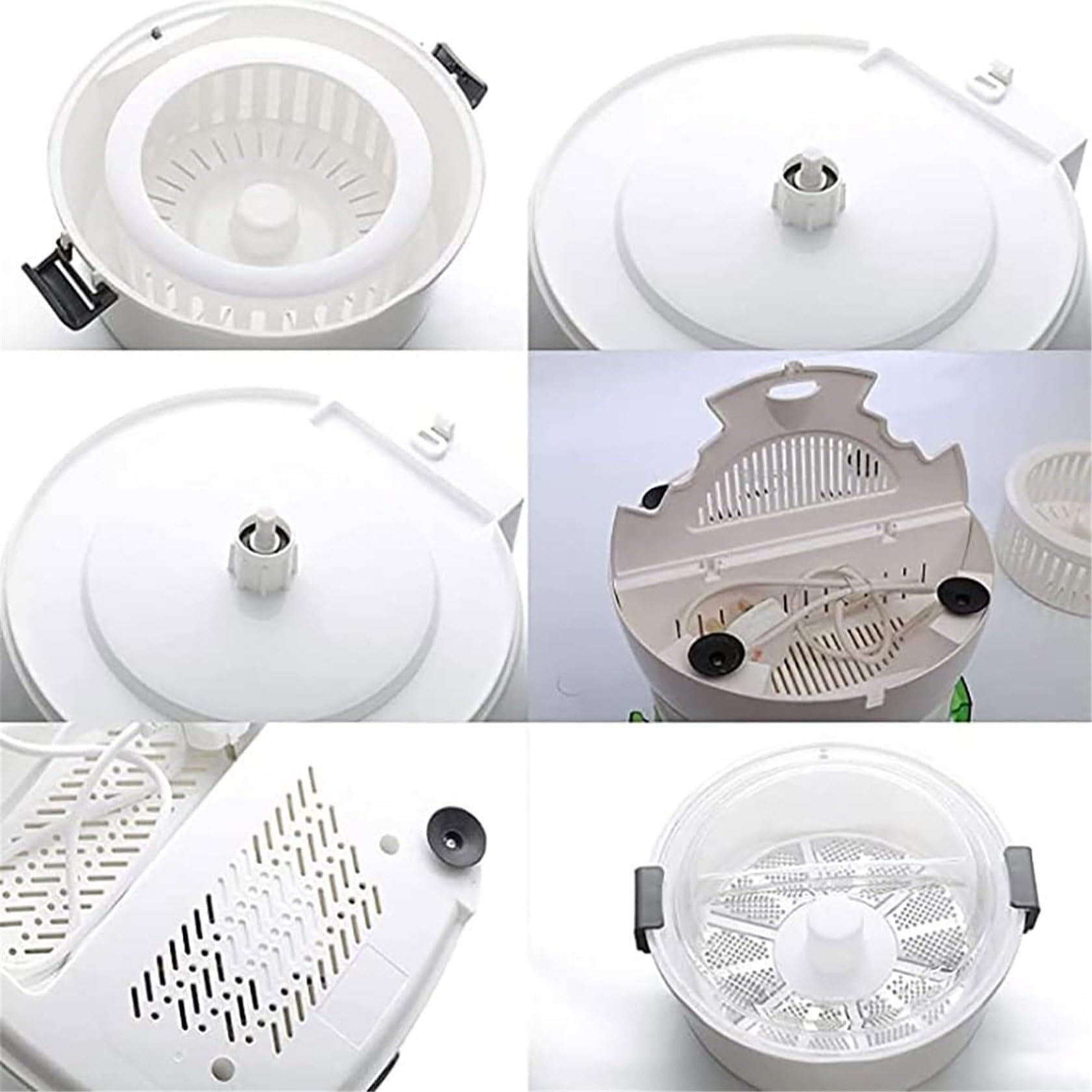 Pelador de patatas rotatorio, máquina peladora de patatas eléctrica, limpiador automático de frutas y verduras, pelador de patatas automático, fácil de usar y limpiar, para el hogar, la cocina y el