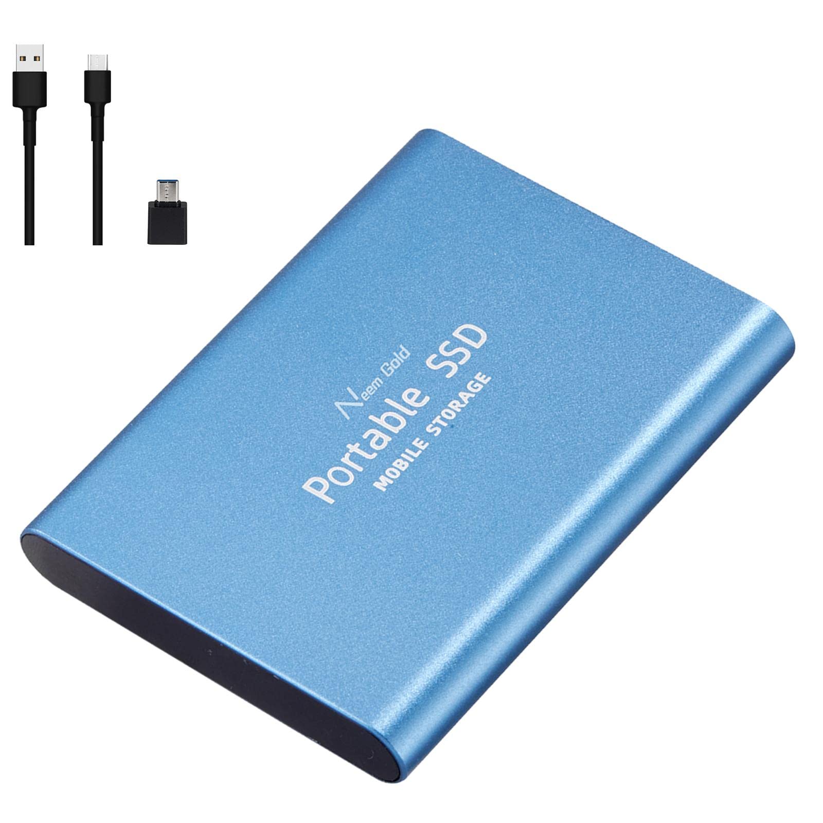 MERISHOPP SSD USB 3.1 External Solid State Drives Hard Disk for PC Laptop 2TB Blue-image-30