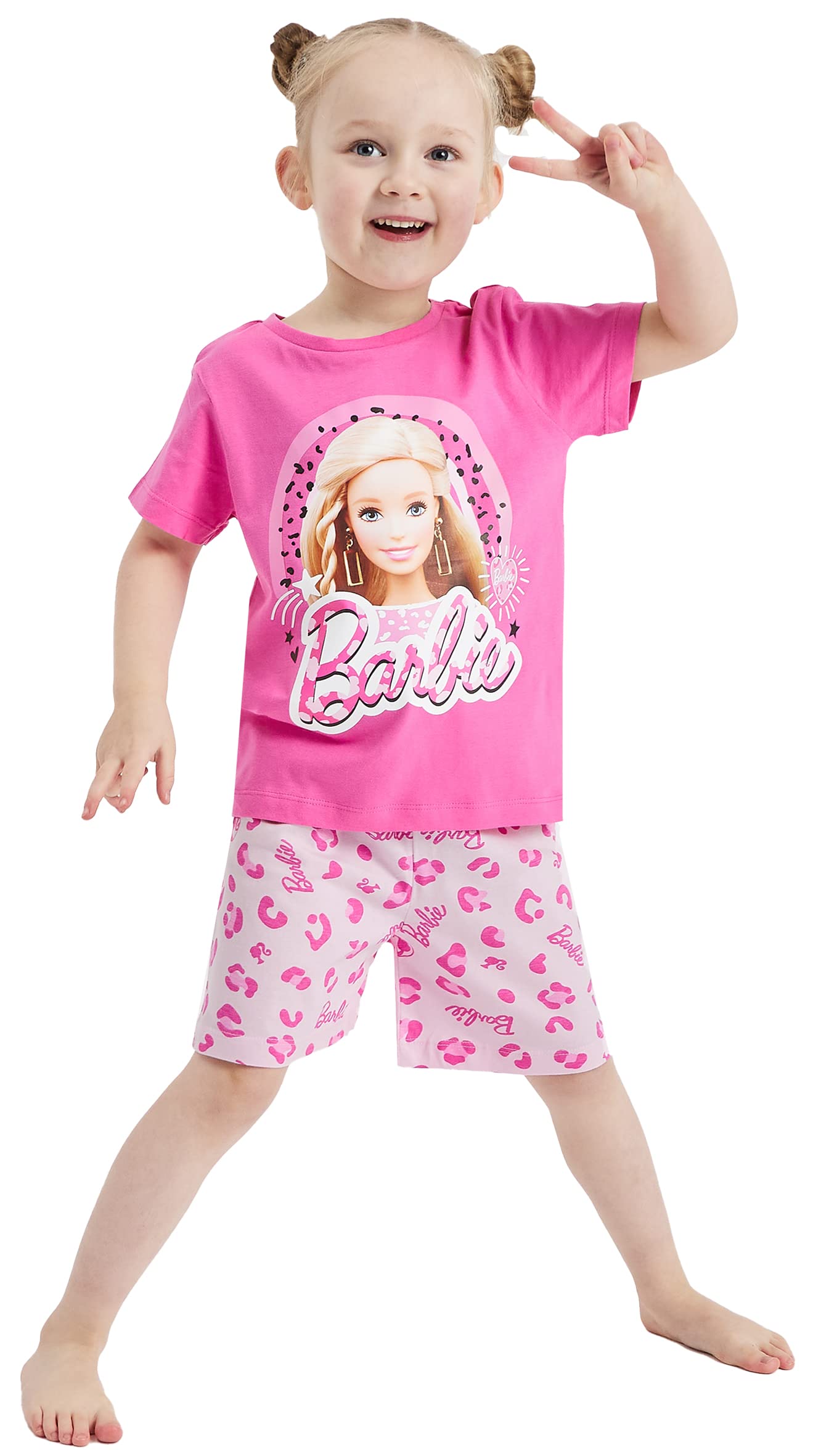 Girls Pajama Barbie And Me Pajamas Girls Short Barbie Pyjamas