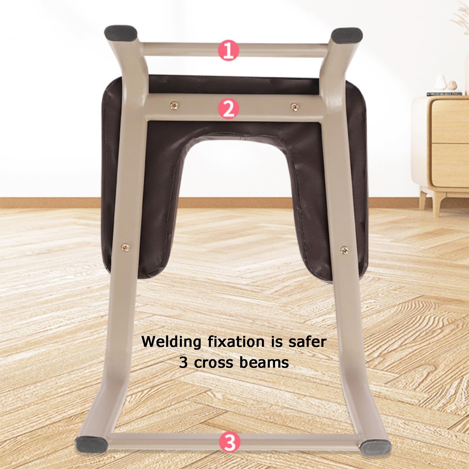 Sedia For Inversione Yoga, Sgabello A Forma Di U, Panca For Yoga, Supporto For Spalle Sicuro E Strumento For Verticale, Capacità 150 Kg, For Uffici Con Balconi