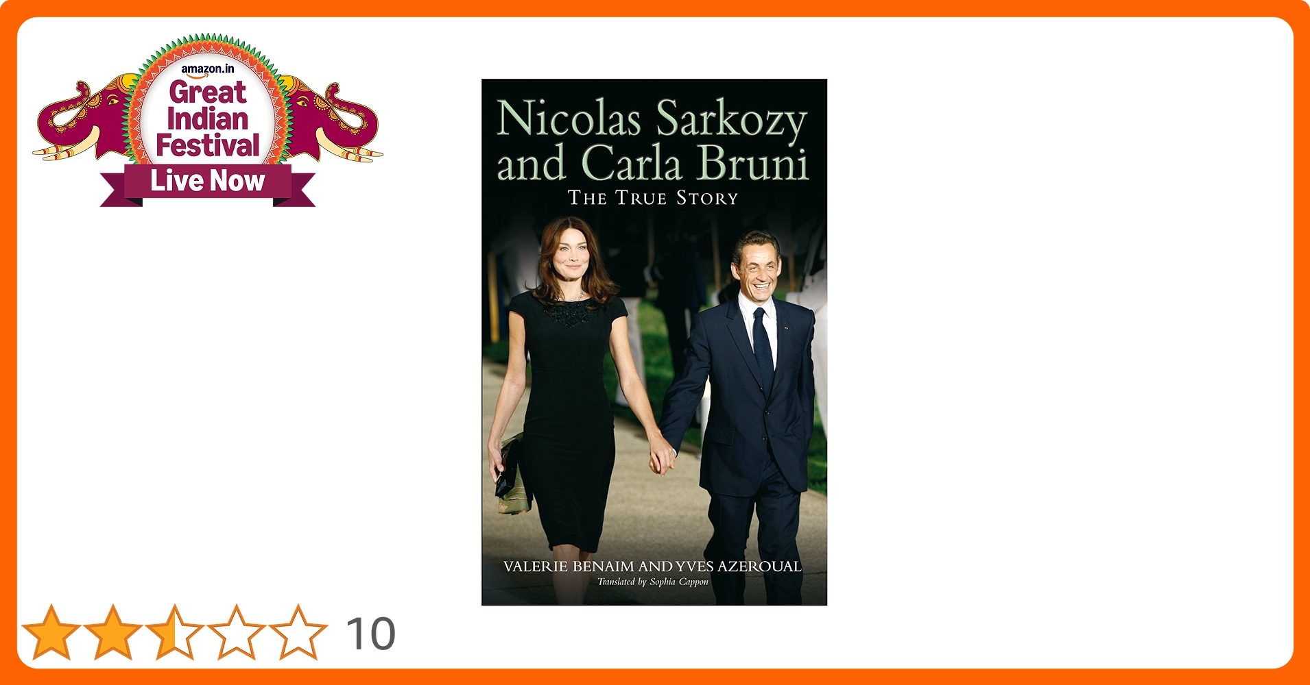 【中古】 Nicolas Sarkozy and Carla Bruni: The True Story/CUTTING EDGE PR/Valerie Benaim 51usKRSW29L._SY200_QL15_.jpg