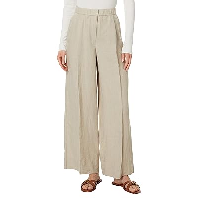 Eileen Fisher Wide Pleated Full Length Pants Women