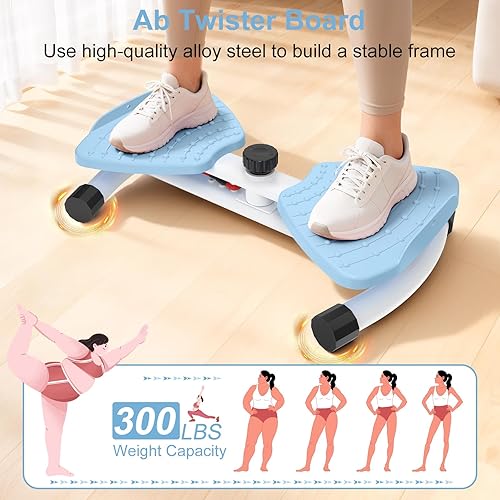 Miniatura 7 de Máquina para hacer ejercicio de cintura, máquina de abdominales ajustable, herramienta de fitness, sin ruido, para mujeres y hombres, equipo de