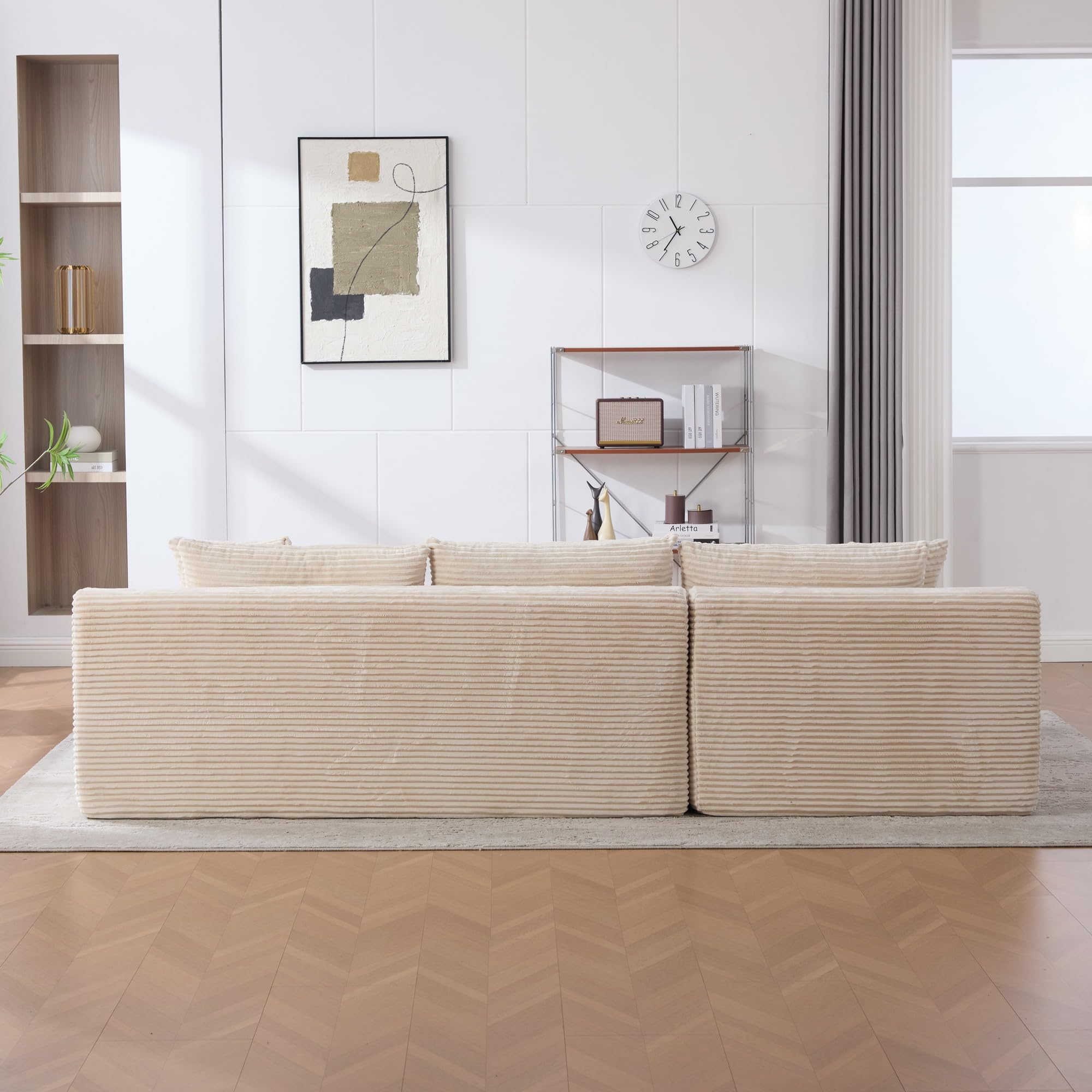Generisch Sofá modular chenilla 30D espuma marfil para viviendas