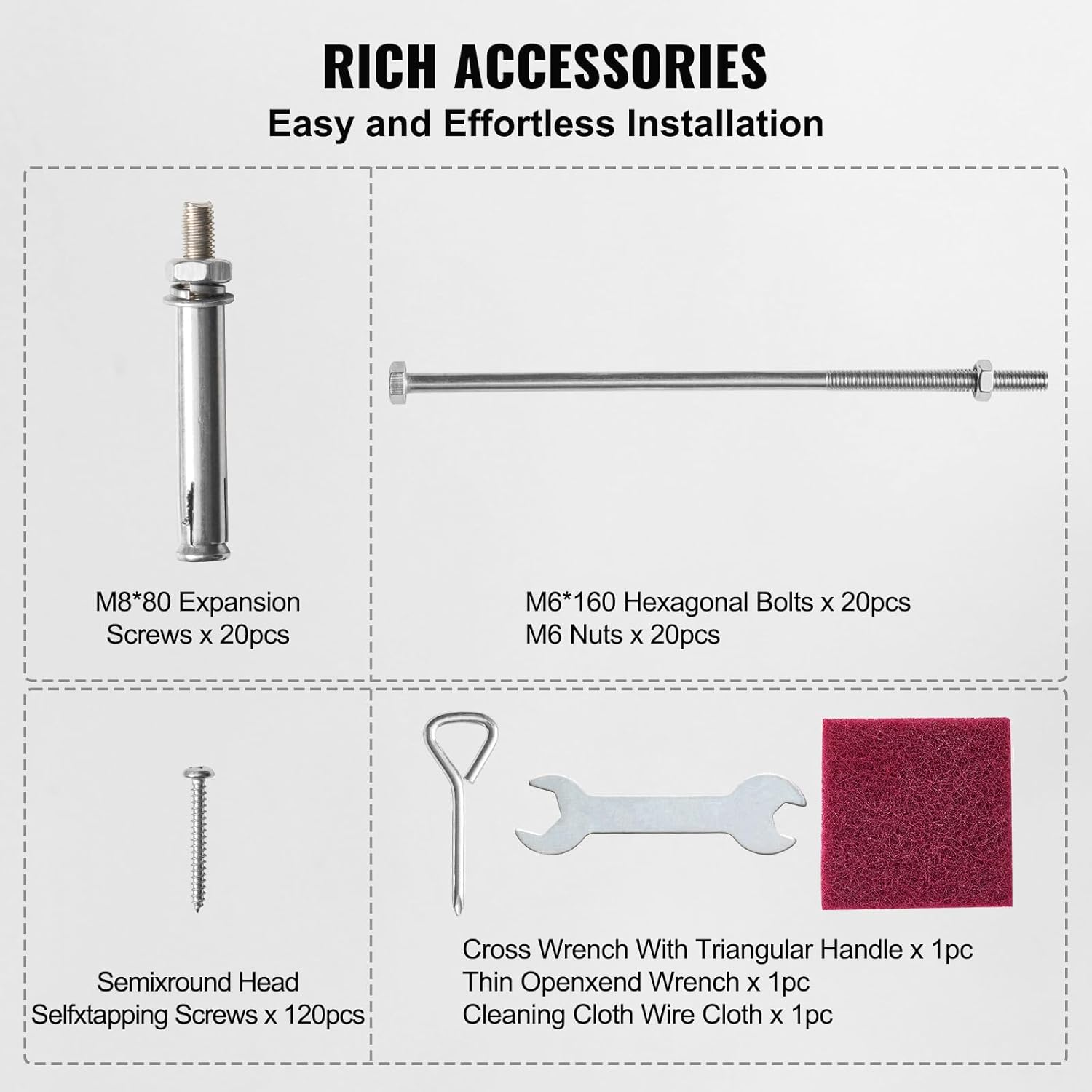 VEVOR Post Base, 10Pcs 6"x 6" Stainless Steel Adjustable Post Anchor Bracket(Internal 5.9 x 5.5"), Adjustable Post Base for Pavilion Deck Porch Handrail Railing Support Decorative Anchor Plate