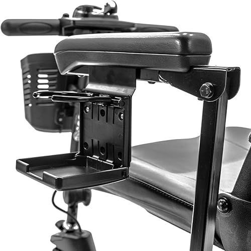 Miniatura 4 de Pride Mobility Portavasos plegable Go-Go Scooter C-Style Moldeado Asiento Apoyabrazos Negro