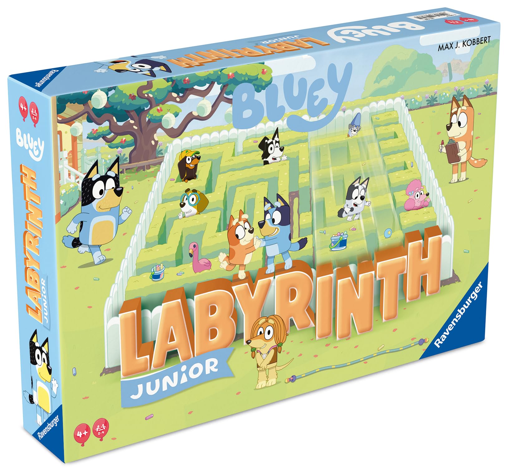Ravensburger Bluey Toys and Gifts - Junior Labyrinth The Moving Maze Board Game for Kids Age 4 Years Up, Multicolor, 5.5 cm x 33.5 cm - Image 3