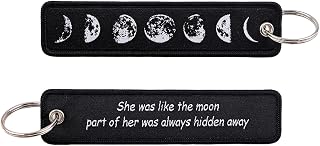 Woven Keychains (2-Packs) - Motorcycle Key Tag for Keys, Cars, Scooters, Aesthetic Key Chain for Women, Teacher, Men