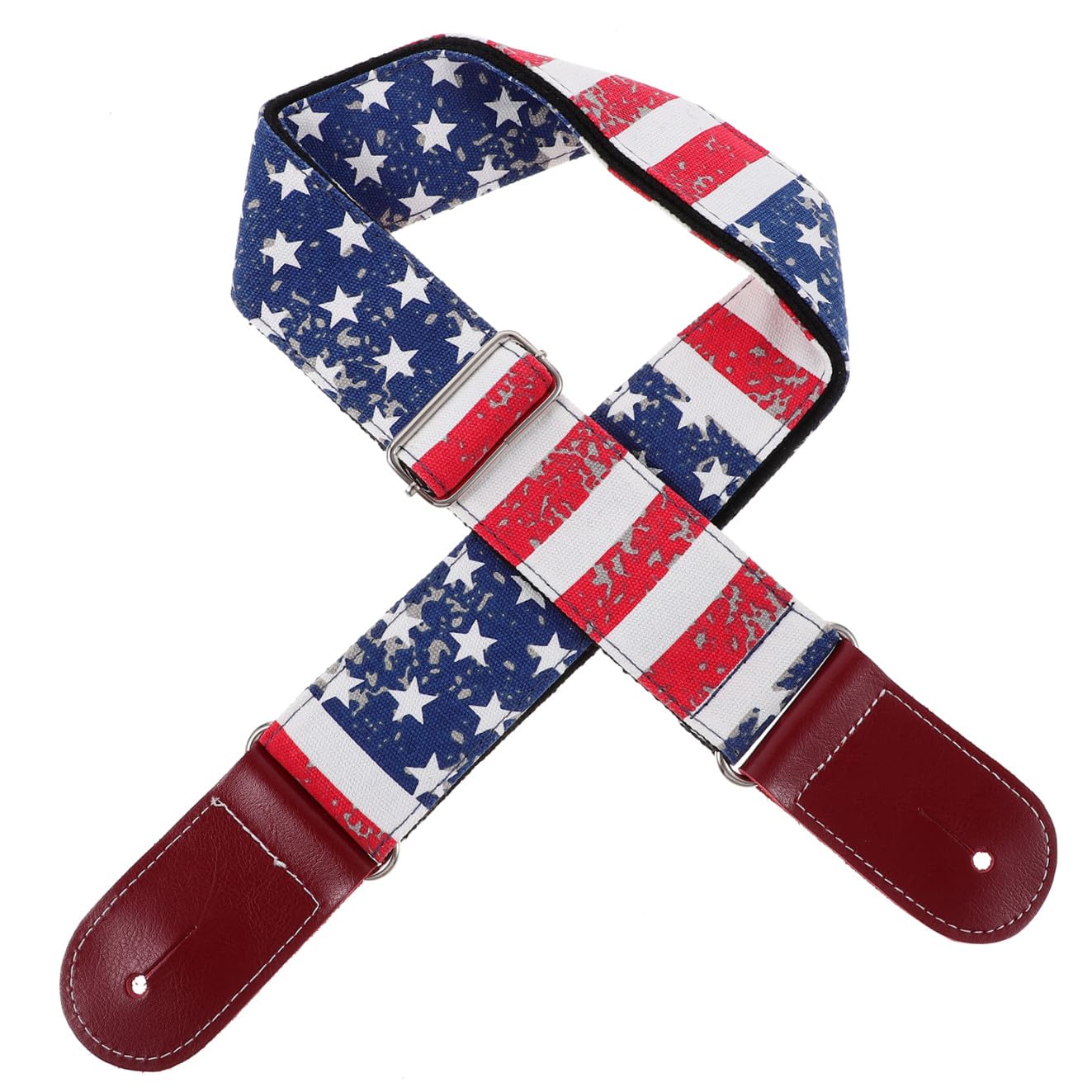 Toddmomy Correa de guitarra Hombro bajo correa ajustable accesorios para guitarra correa de accesorios de guitarra reemplazo de correas impresión de lienzo