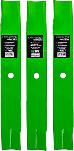 Miniatura 1 de 8TEN LawnRazor - Juego de cuchillas para Toro Z Master Z450 Z500 52 pulgadas cubierta 105-7794-03 (elevación media), paquete de 3
