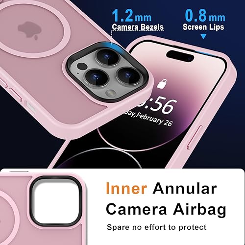 Vista 283 de MOCCA - Funda magnética resistente para iPhone 11 de 6.1 pulgadas, compatible con MagSafe, protector de pantalla de vidrio + protector de lente