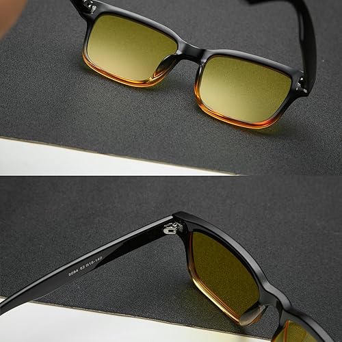 Miniatura 2 de CARFIA Gafas de visión nocturna para hombres y mujeres, antirreflejos, seguridad HD, color amarillo, pesca, golf, deportes