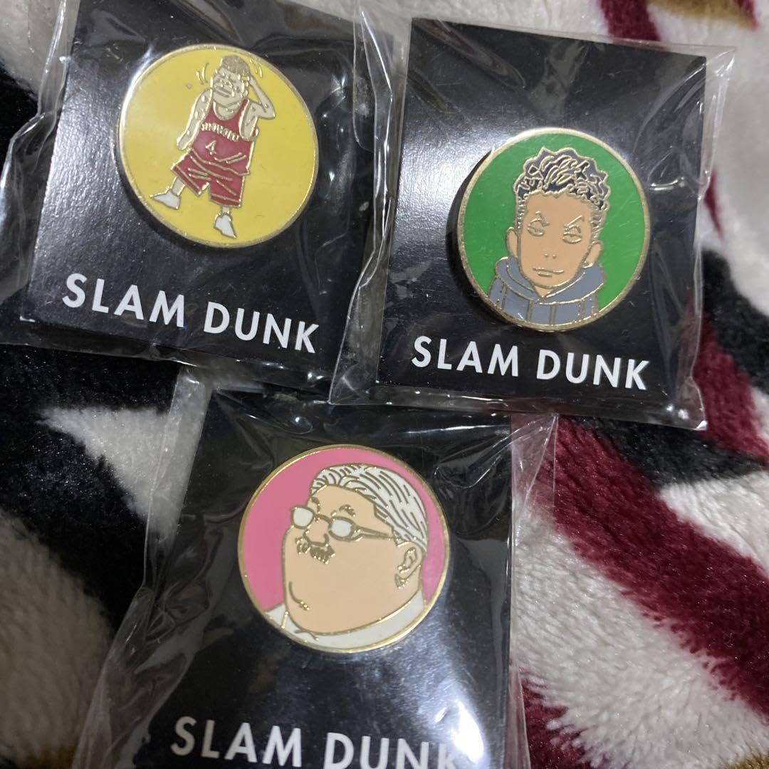Amazon | スラムダンク ピンバッジ 宮城、安西先生、ゴリslam dunk